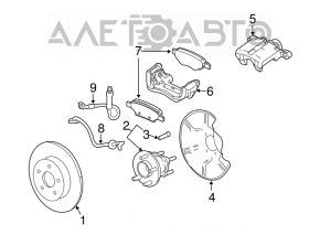 Suport spate dreapta pentru Chevrolet Equinox 10-17