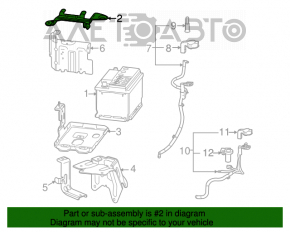 Suport baterie GMC Terrain 10-17