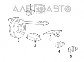 Модуль srs airbag компьютер подушек безопасности Chevrolet Malibu 13-15