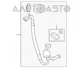 Bobina de condensare a compresorului de aer condiționat Ford Explorer 11-15