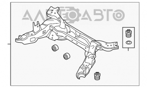 Bara spate pentru Ford Explorer 11-19 fwd