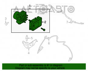 ABS ABS Ford Explorer 11-15, dotat cu radar de croazieră.