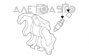 Suportul frontal stânga Ford Flex 09-19