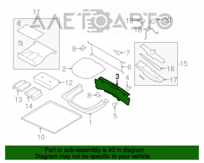 Capac portbagaj Ford Flex 09-19