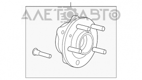 Rulment roata fata dreapta Ford Flex 09-19