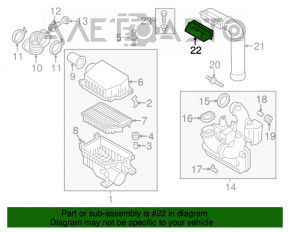 Воздухоприемник Hyundai Elantra UD 11-16