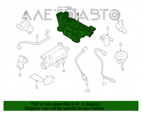 Canistra cu absorbant de cărbune Hyundai Elantra UD 11-16