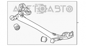 Балка задняя Hyundai Elantra UD 11-16 потресканы 2 С/Б