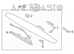 Spoiler hayon Hyundai Veloster 12-17 nou original OEM