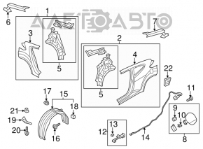 Cablu clapeta combustibil Hyundai Veloster 12-17 nou original OEM