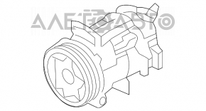 Compresorul de aer condiționat pentru Infiniti Q50 16- 3.0