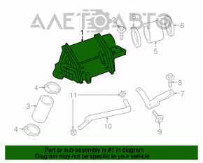 Intercoolerul dreapta pentru Infiniti Q50 16- 3.0