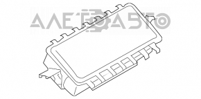 Airbag-ul de pasager din bordul Infiniti Q50 16-