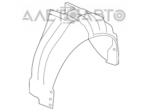 Aripa spate stânga Infiniti Q50 14-