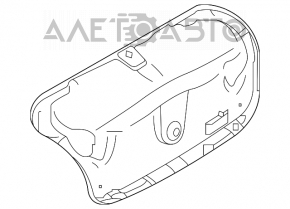 Capacul portbagajului pentru Infiniti Q50 14-