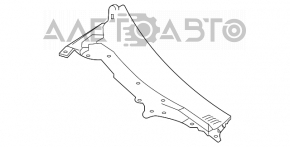 Решетка дворников пластик правая Infiniti Q50 14- новый OEM оригинал