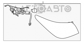 Lampa exterioară aripă dreapta Infiniti Q50 16-17