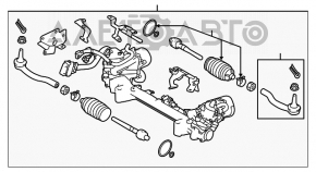 Bară de direcție Infiniti Q50 17-20 RWD EPS