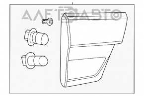 Lampa interioară pentru capacul portbagajului stânga Jeep Grand Cherokee WK2 11-13