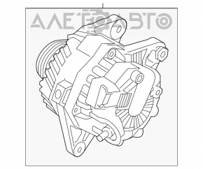 Генератор Kia Forte 4d 14-16 дорест под isg