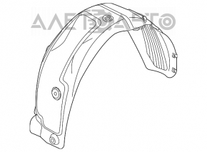 Bara de protecție spate stânga Kia Forte 4d 14-16, nou, original OEM