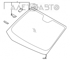 Geam parbriz Kia Forte 4d 14-18