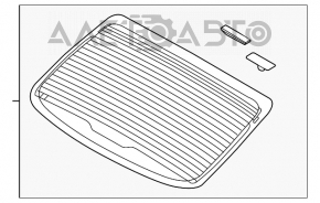 Geam spate Kia Forte 4d 14-18