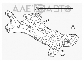 Grila frontala Kia Forte 4d 14-18 1.8