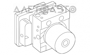 ABS ABS Kia Forte 4d 14-16 pre-facelift cu ISG