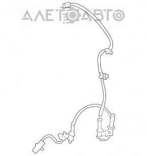 Senzorul ABS frontal stânga pentru Kia Forte 4d 14-18