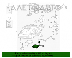 Blocul de aprindere pentru Lexus RX350 13-15