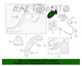 Capacul rezervorului de combustibil Mazda 3 14-18 BM