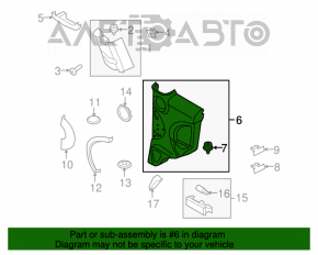 Capacul ușii spate dreapta Mini Cooper Clubman R55 07-14 negru.