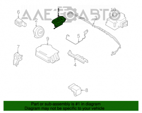 Airbagul pasagerului din bordul Mini Cooper Clubman R55 07-14