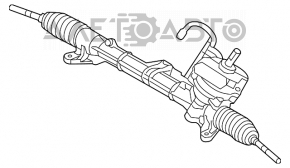 Crema de direcție cu ESD Mini Cooper Clubman R55 07-14 nou original OEM