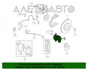 Suportul frontal stânga pentru Mini Cooper Clubman R55 07-14