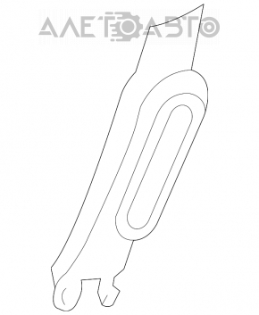 Indicator de aripă cu capac frontal dreapta pentru Mini Cooper Countryman R60 10-16, portocaliu.