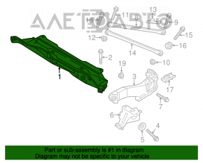 Bara spate Mini Cooper Countryman R60 10-16 fwd