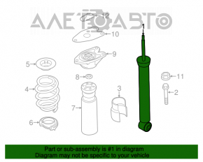 Amortizor spate dreapta Mini Cooper F56 3d 14-