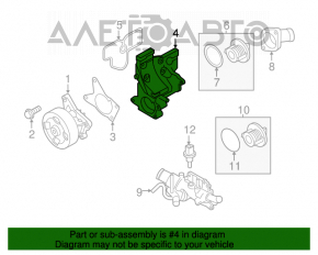 Корпус термостата Nissan Sentra 13-19 1.8 металл