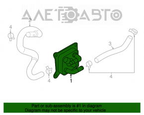 Масляный охладитель ДВС Nissan Sentra 13-19 1.8