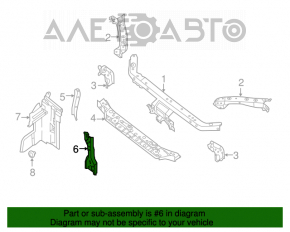 Планка замка капота Nissan Sentra 13-19 1.8