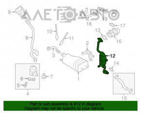 Ventilul de racire EGR pentru Subaru Forester 19- SK