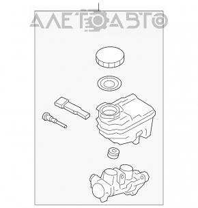 Главный тормозной цилиндр с бачком Subaru Impreza 17- GK АКПП
