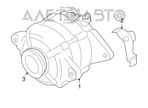 Generatorul Subaru Outback 10-14 2.5