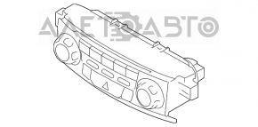 Controlul climatizării manual al Subaru Outback 10-14 este șters, zgâriat.