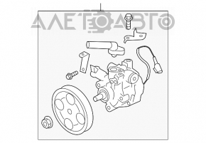 Pompa de direcție asistată hidraulic pentru Subaru Outback 10-12 pre-restilizare