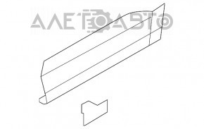 Capac usa spate dreapta inferioara VW Tiguan 09-17 crom, zgarieturi