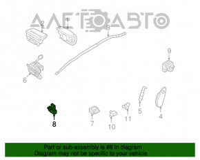 Senzor airbag dreapta față Ford Flex 09-19