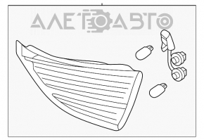 Lampa interioară pentru capacul portbagajului dreapta Hyundai Elantra UD 11-13 pre-restilizare